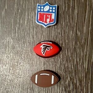 NFL Atlanta Falcons Football Croc Charm Jibbitz